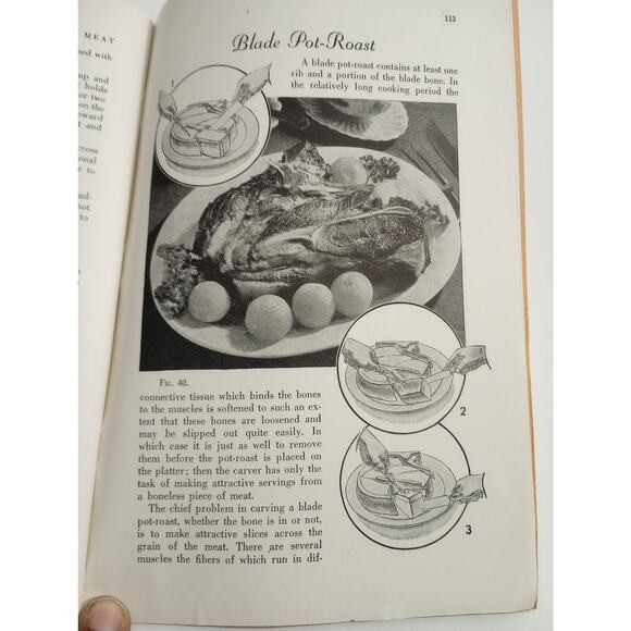 Vtg Ten Lessons On Meat For Schools 5th Edition National Live Stock & Meat Board - Picture 9 of 10